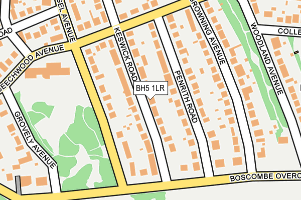 BH5 1LR map - OS OpenMap – Local (Ordnance Survey)