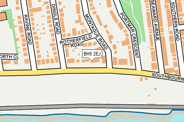 BH5 2EJ map - OS OpenMap – Local (Ordnance Survey)