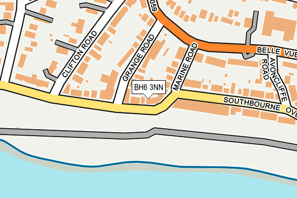 BH6 3NN map - OS OpenMap – Local (Ordnance Survey)