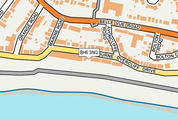 BH6 3NQ map - OS OpenMap – Local (Ordnance Survey)