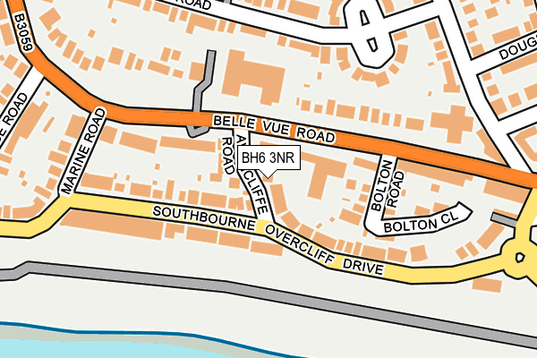 BH6 3NR map - OS OpenMap – Local (Ordnance Survey)