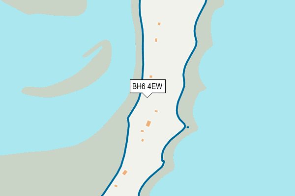 BH6 4EW map - OS OpenMap – Local (Ordnance Survey)
