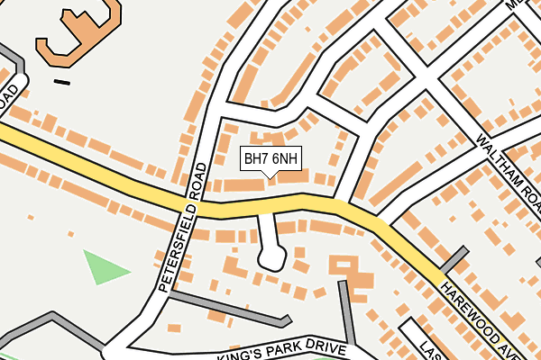 BH7 6NH map - OS OpenMap – Local (Ordnance Survey)