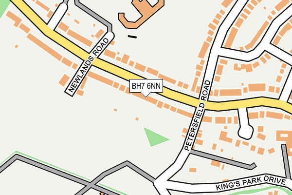 BH7 6NN map - OS OpenMap – Local (Ordnance Survey)