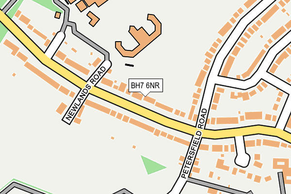 BH7 6NR map - OS OpenMap – Local (Ordnance Survey)