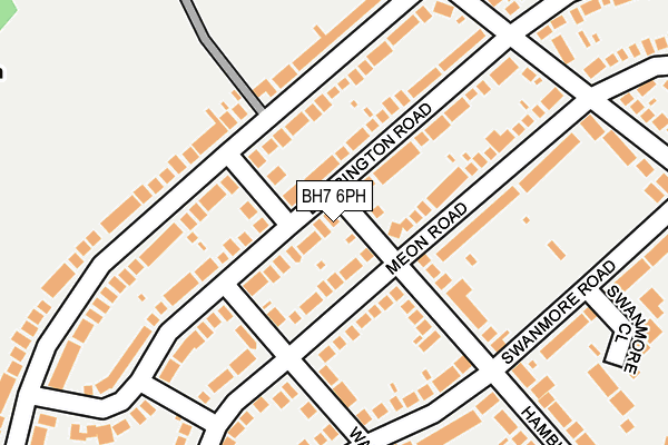 BH7 6PH map - OS OpenMap – Local (Ordnance Survey)