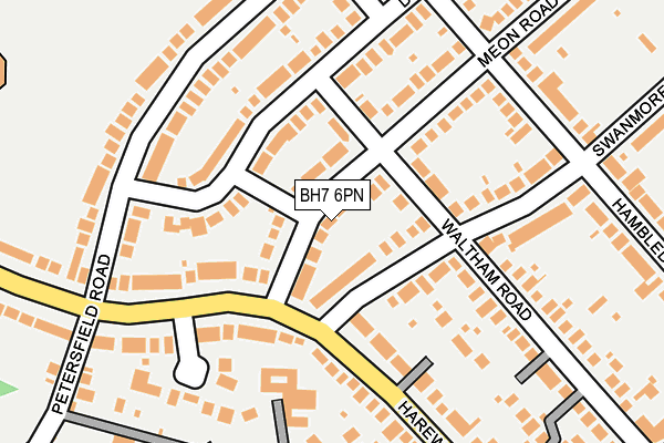 BH7 6PN map - OS OpenMap – Local (Ordnance Survey)