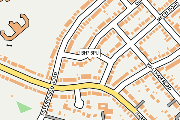BH7 6PU map - OS OpenMap – Local (Ordnance Survey)