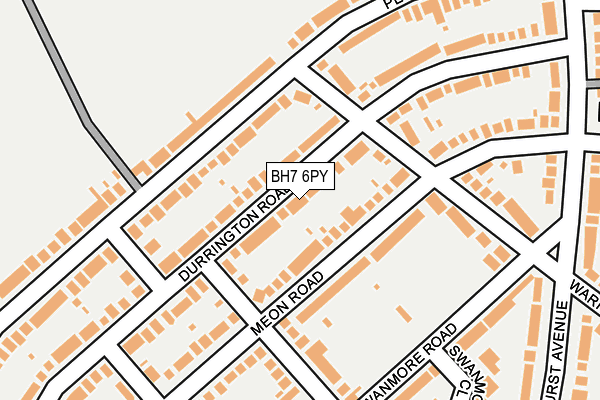 BH7 6PY map - OS OpenMap – Local (Ordnance Survey)