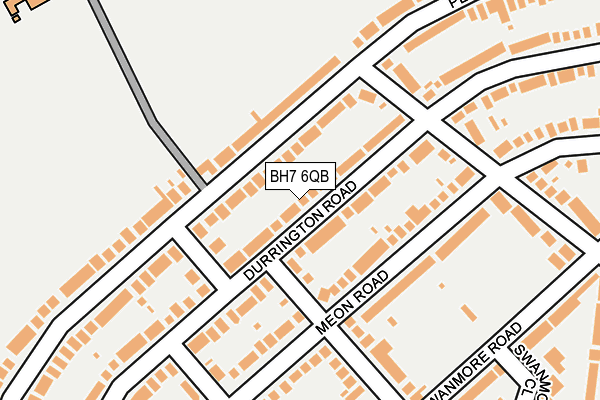 BH7 6QB map - OS OpenMap – Local (Ordnance Survey)