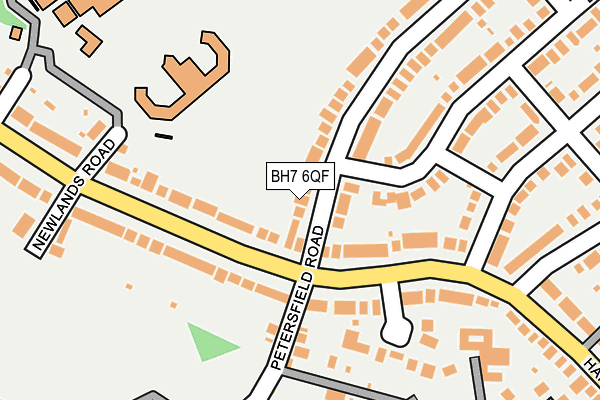 BH7 6QF map - OS OpenMap – Local (Ordnance Survey)