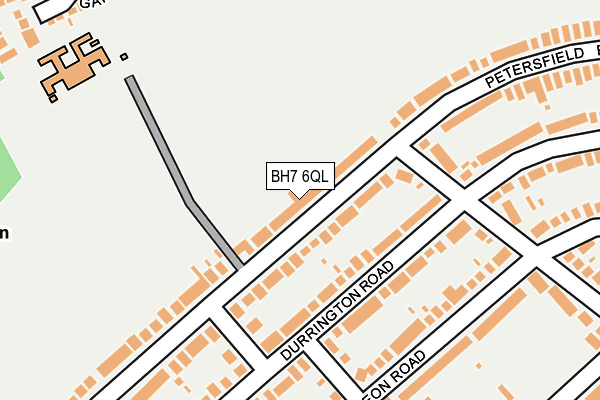 BH7 6QL map - OS OpenMap – Local (Ordnance Survey)
