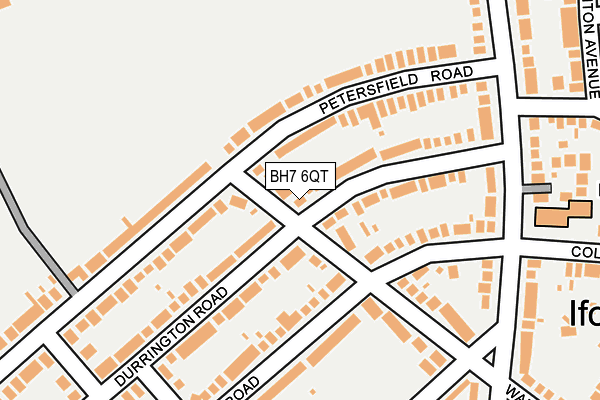 BH7 6QT map - OS OpenMap – Local (Ordnance Survey)