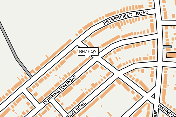 BH7 6QY map - OS OpenMap – Local (Ordnance Survey)