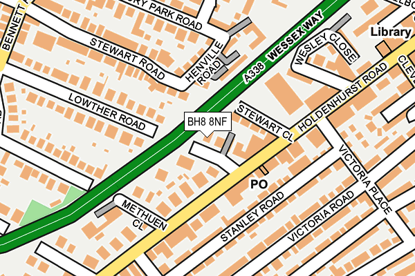 Map of 3 CHINE CRESCENT (BOURNEMOUTH) LIMITED at local scale