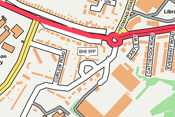 BH8 9PP map - OS OpenMap – Local (Ordnance Survey)