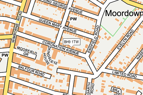 Map of AUDREY MANOR RESIDENTS LIMITED at local scale