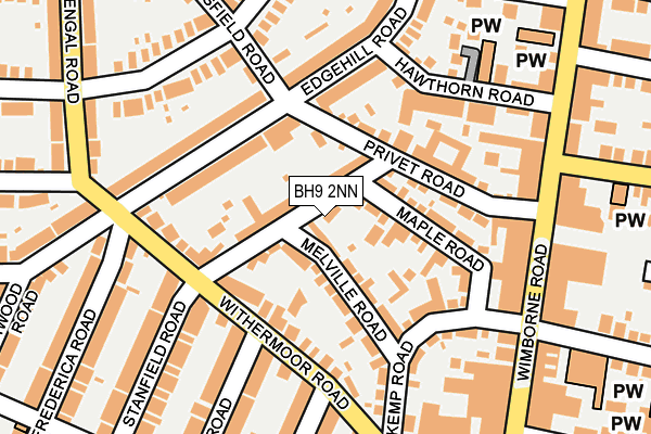 BH9 2NN map - OS OpenMap – Local (Ordnance Survey)