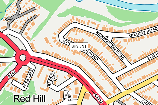 BH9 3NT map - OS OpenMap – Local (Ordnance Survey)