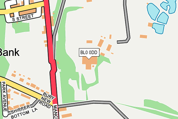 BL0 0DD map - OS OpenMap – Local (Ordnance Survey)