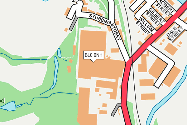 BL0 0NH map - OS OpenMap – Local (Ordnance Survey)