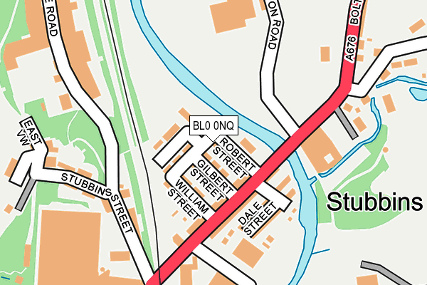 BL0 0NQ map - OS OpenMap – Local (Ordnance Survey)