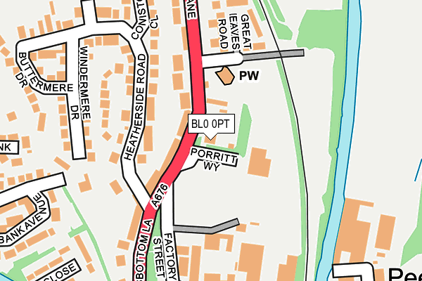 BL0 0PT map - OS OpenMap – Local (Ordnance Survey)
