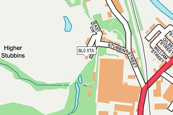 BL0 0TA map - OS OpenMap – Local (Ordnance Survey)