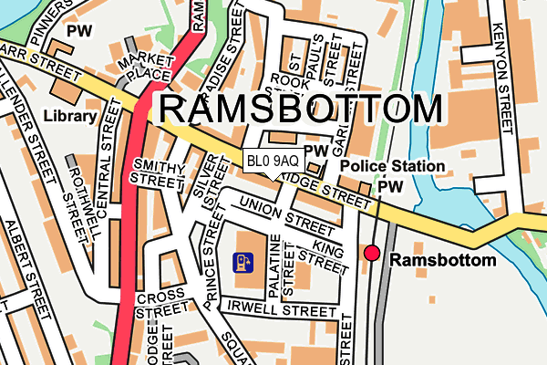 Map of RAMMY PIZZA LTD at local scale