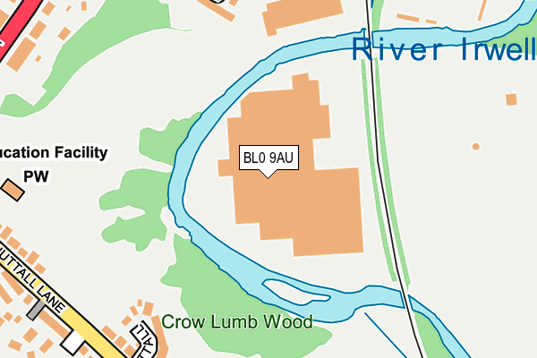 BL0 9AU map - OS OpenMap – Local (Ordnance Survey)