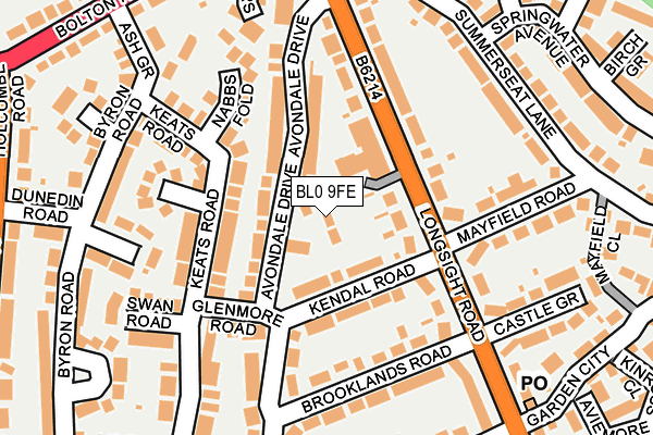BL0 9FE map - OS OpenMap – Local (Ordnance Survey)