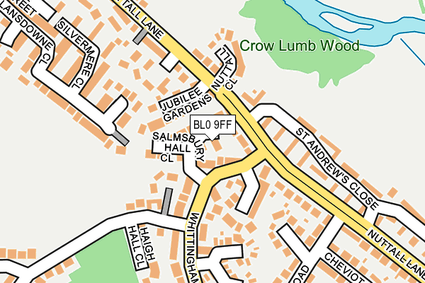 BL0 9FF map - OS OpenMap – Local (Ordnance Survey)