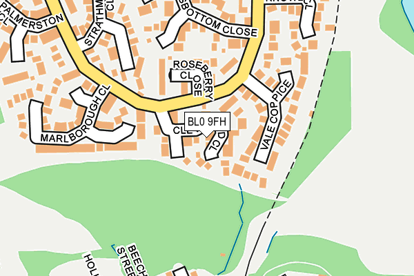 BL0 9FH map - OS OpenMap – Local (Ordnance Survey)
