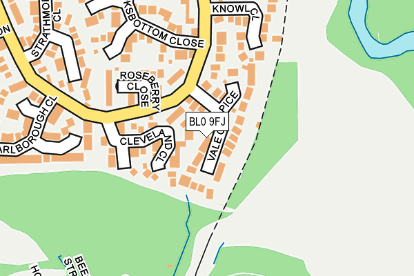 BL0 9FJ map - OS OpenMap – Local (Ordnance Survey)
