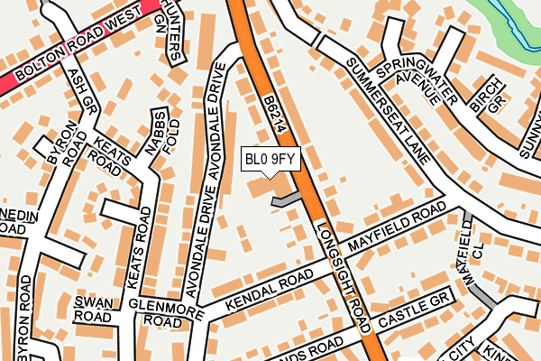 BL0 9FY map - OS OpenMap – Local (Ordnance Survey)