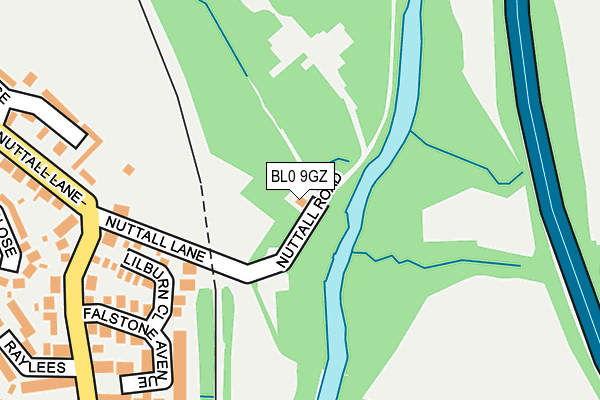 BL0 9GZ map - OS OpenMap – Local (Ordnance Survey)