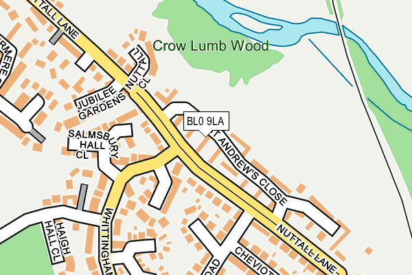 BL0 9LA map - OS OpenMap – Local (Ordnance Survey)