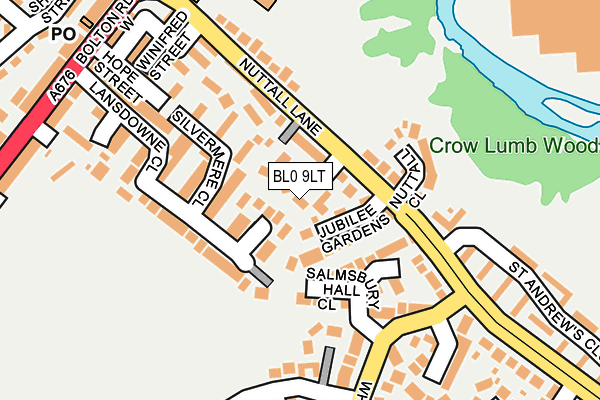 BL0 9LT map - OS OpenMap – Local (Ordnance Survey)