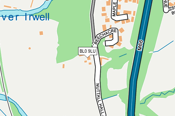 BL0 9LU map - OS OpenMap – Local (Ordnance Survey)