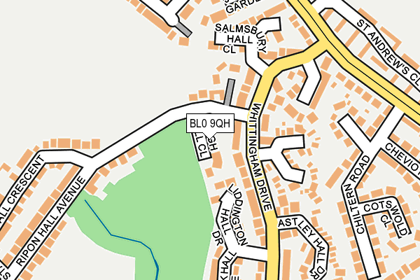 BL0 9QH map - OS OpenMap – Local (Ordnance Survey)