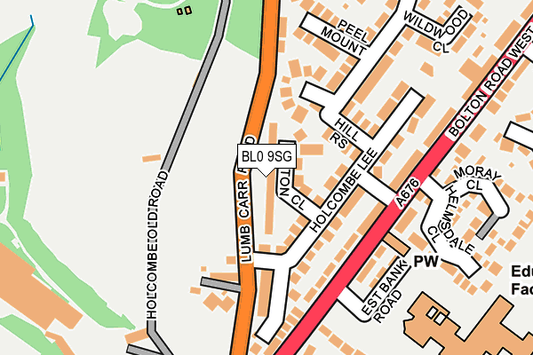 BL0 9SG map - OS OpenMap – Local (Ordnance Survey)