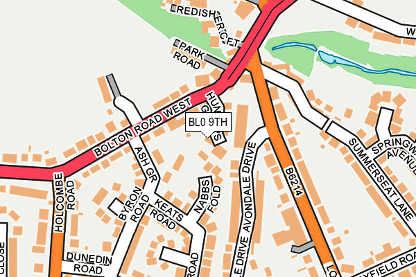 BL0 9TH map - OS OpenMap – Local (Ordnance Survey)