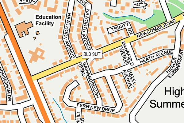 BL0 9UT map - OS OpenMap – Local (Ordnance Survey)