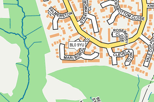 BL0 9YU map - OS OpenMap – Local (Ordnance Survey)