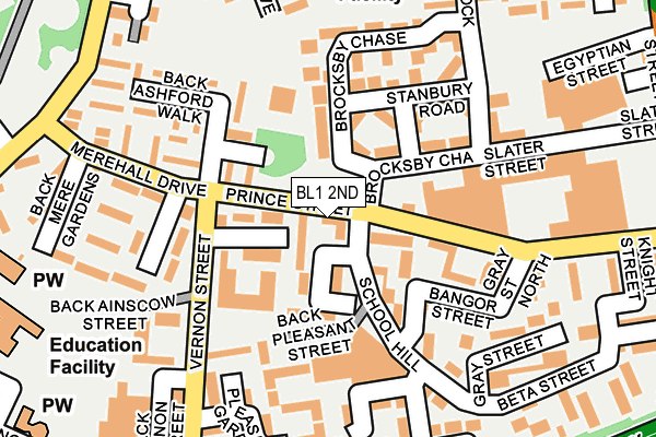 BL1 2ND map - OS OpenMap – Local (Ordnance Survey)