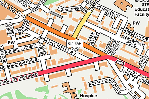 Map of FAITH ASPIN LTD at local scale