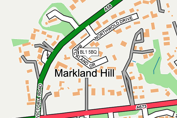 BL1 5BQ map - OS OpenMap – Local (Ordnance Survey)