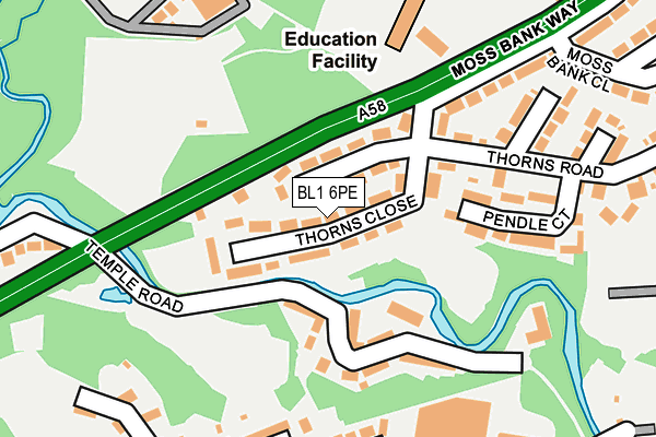 Map of Z TO A SERVICES LTD at local scale