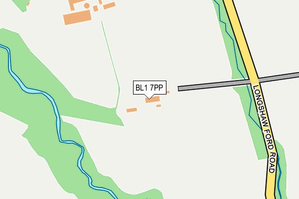 BL1 7PP map - OS OpenMap – Local (Ordnance Survey)