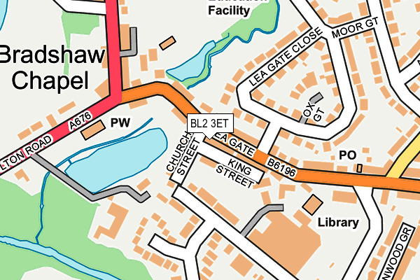 BL2 3ET map - OS OpenMap – Local (Ordnance Survey)